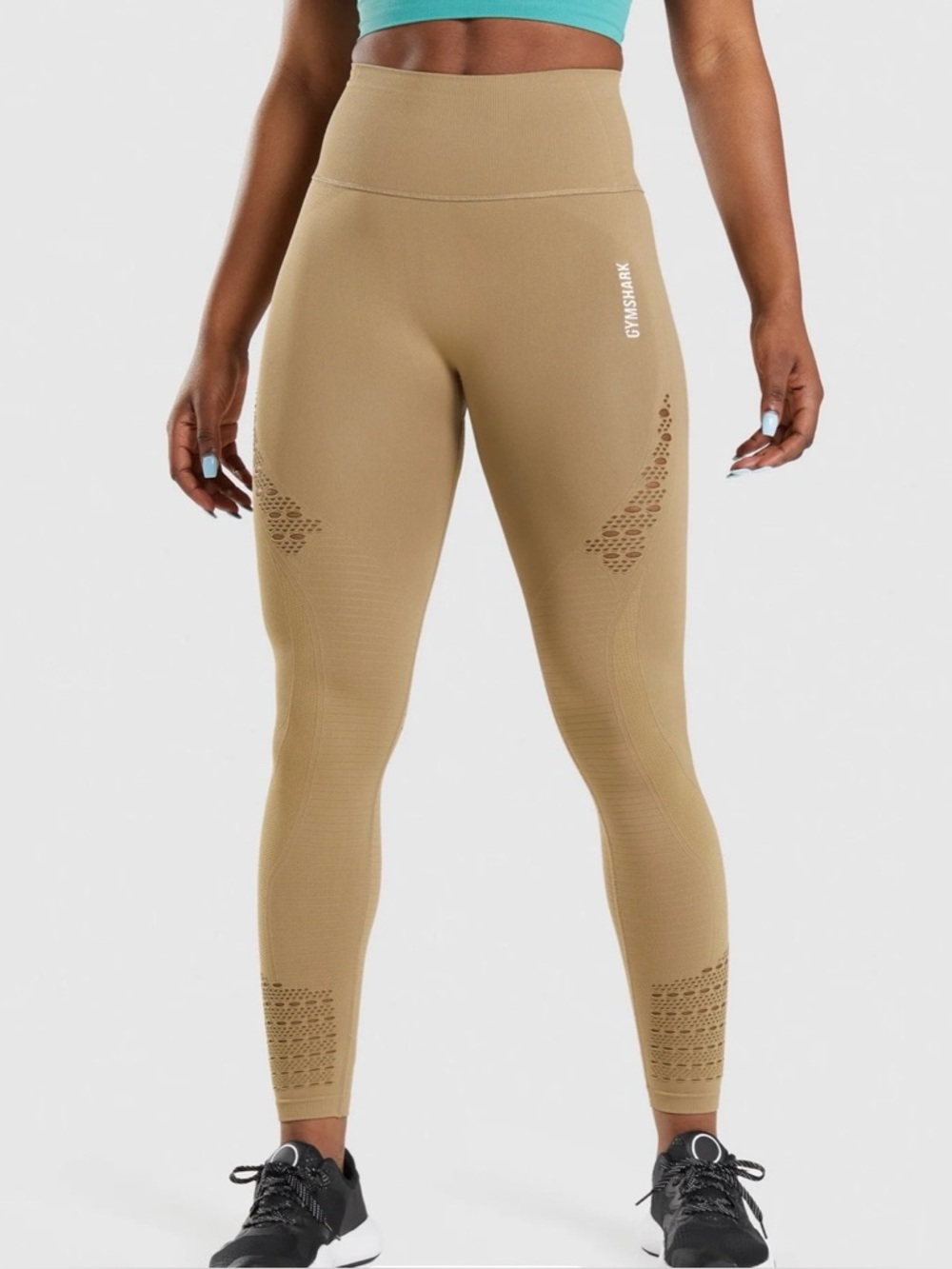 Gymshark Seamless Leggings Brown High-Rise Workout leggings